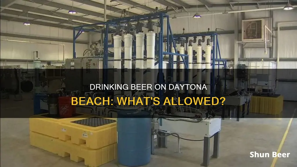 can you drink a beer on daytona beaches