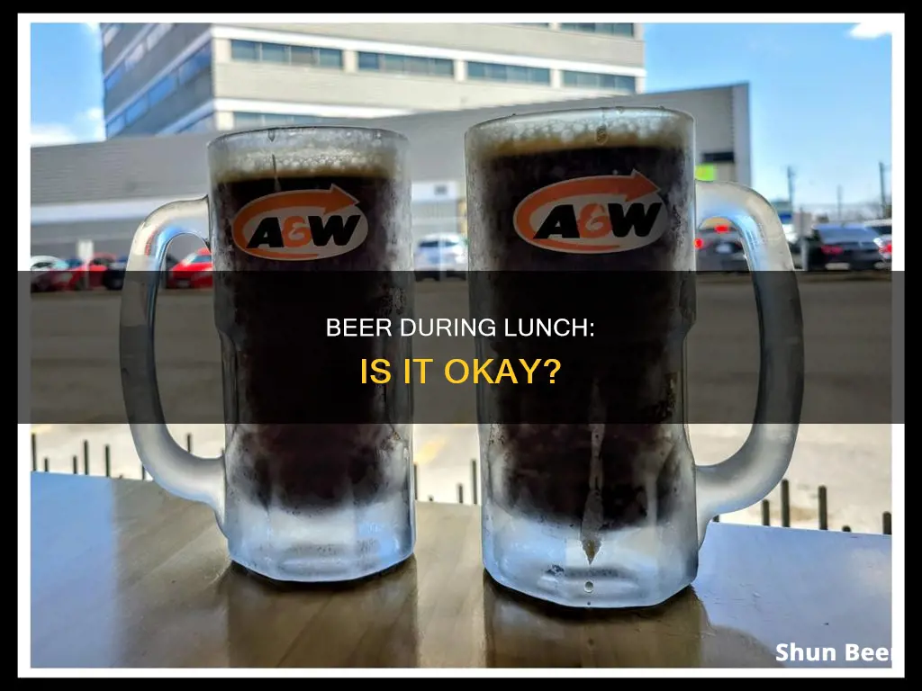 can you drink a beer on lunch break