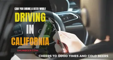 Drinking Beer While Driving in California: What's Allowed?