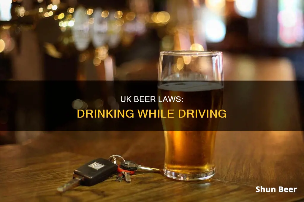 can you drink a beer while driving uk