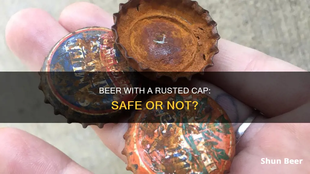 can you drink a beer with a rusted cap