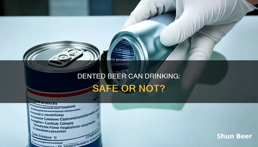 can you drink a dented beer can