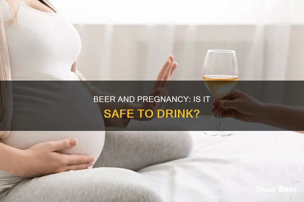 can you drink a glass of beer while pregnant