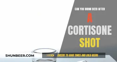 Cortisone Shot: Beer, Yes or No?