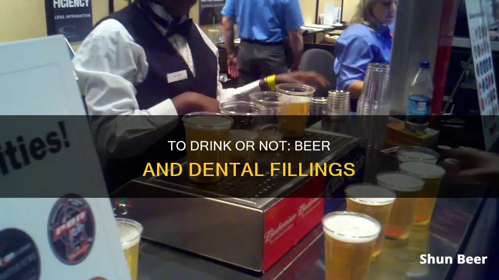 can you drink beer after a filling