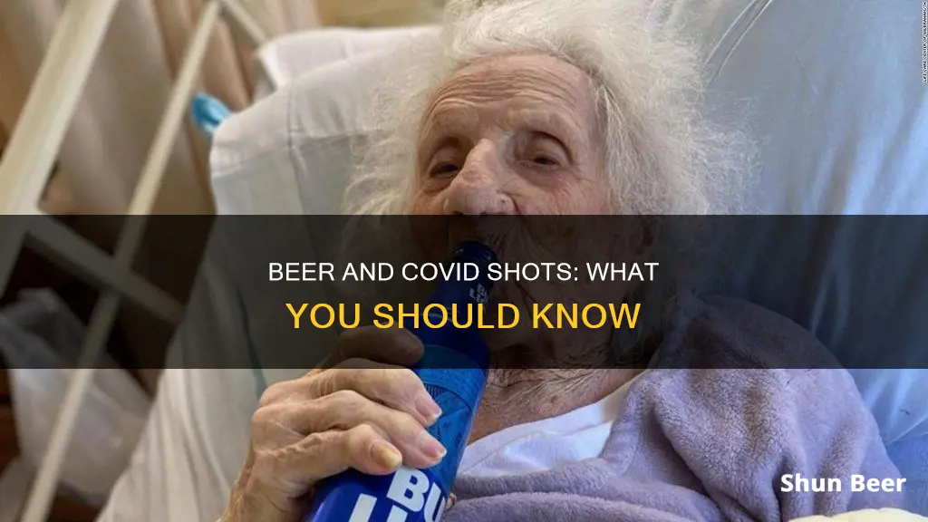 can you drink beer after covid shot