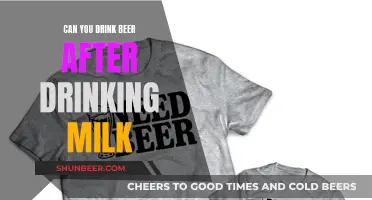 Milk and Beer: Mixing Drinks, Safe or Not?