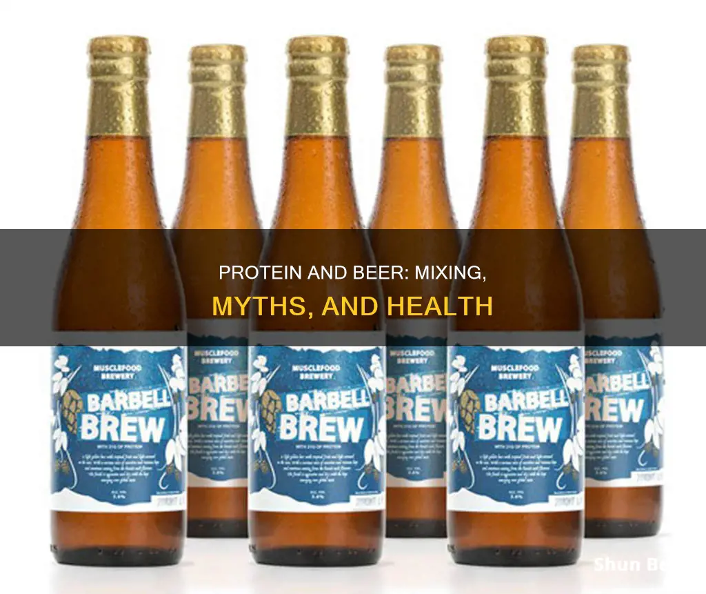 can you drink beer after drinking protein