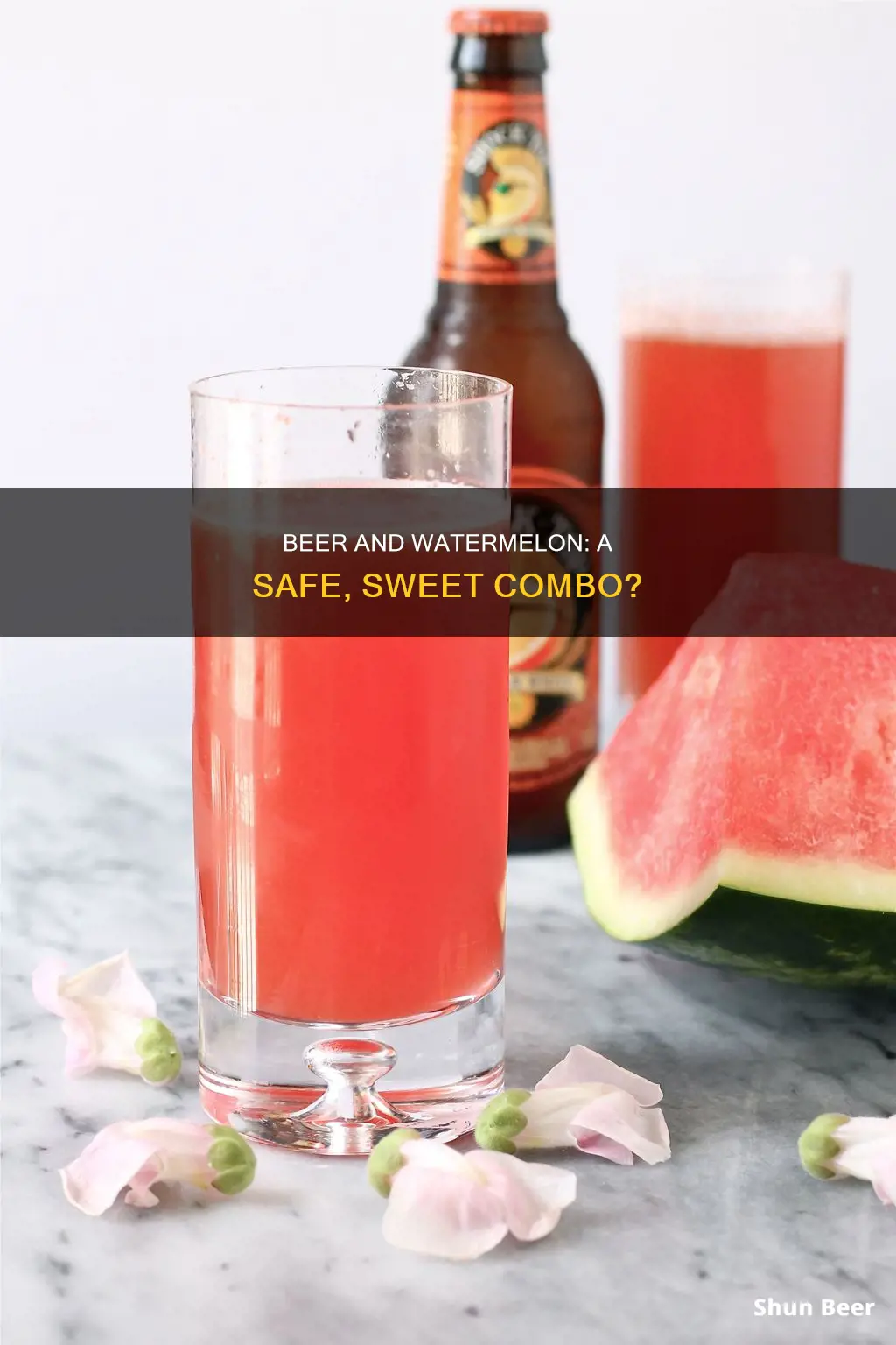 can you drink beer after eating watermelon