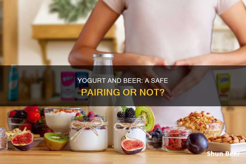 can you drink beer after eating yogurt