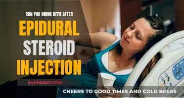 Beer and Epidural Steroid Injections: What's Safe?