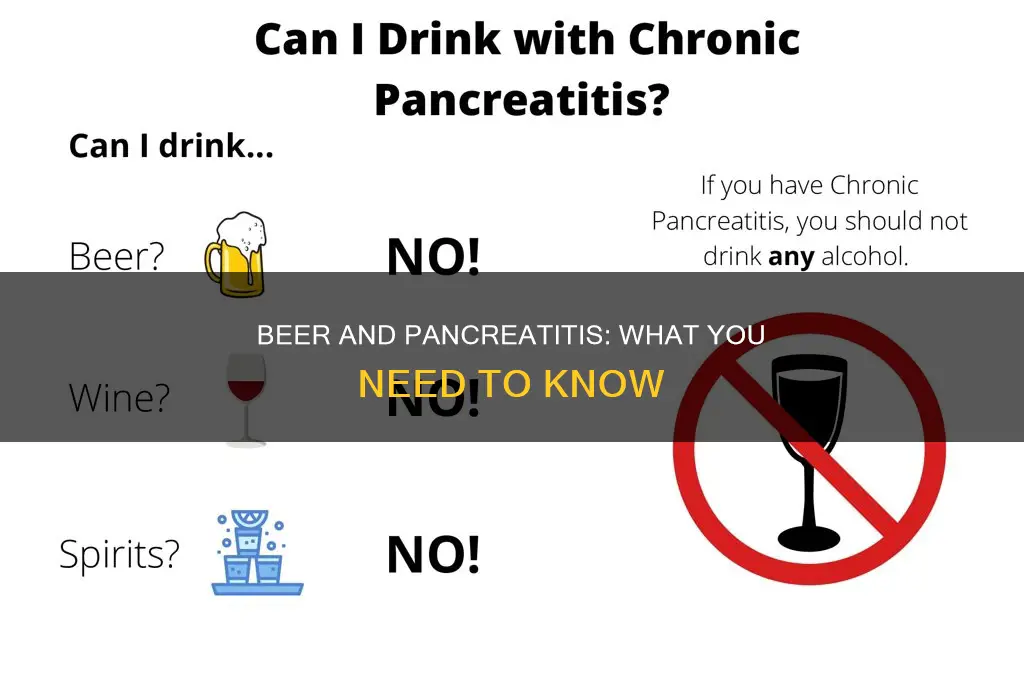 can you drink beer after having pancreatitis