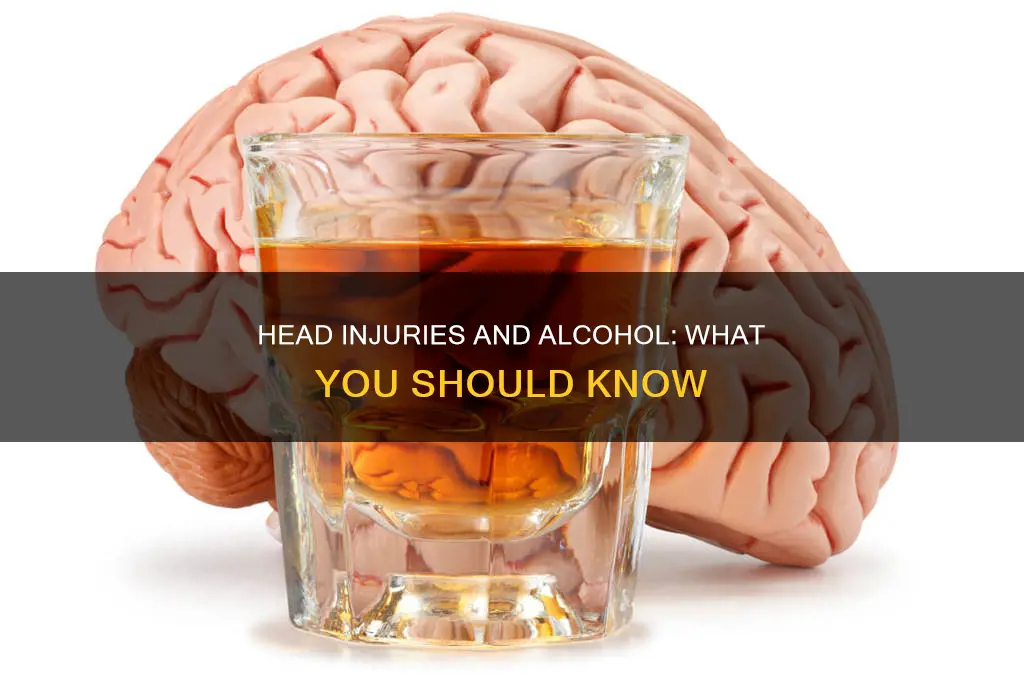 can you drink beer after hitting your head