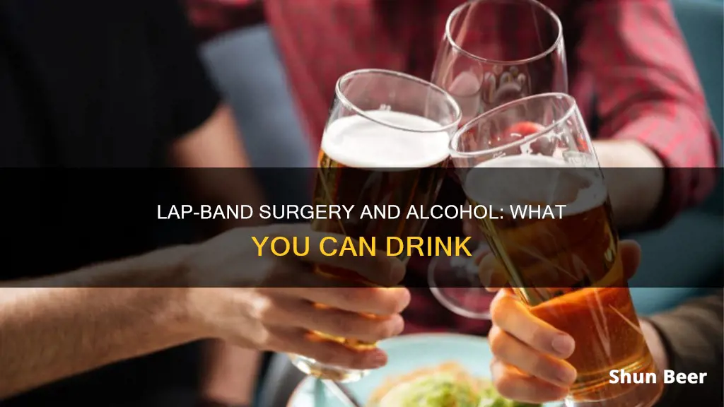 can you drink beer after lap band surgery