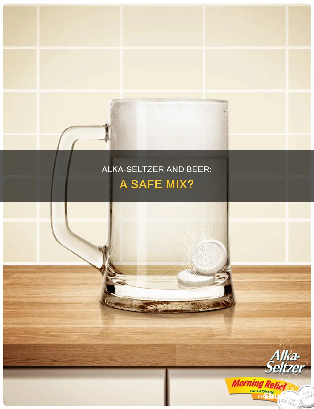 can you drink beer after taking alka seltzer