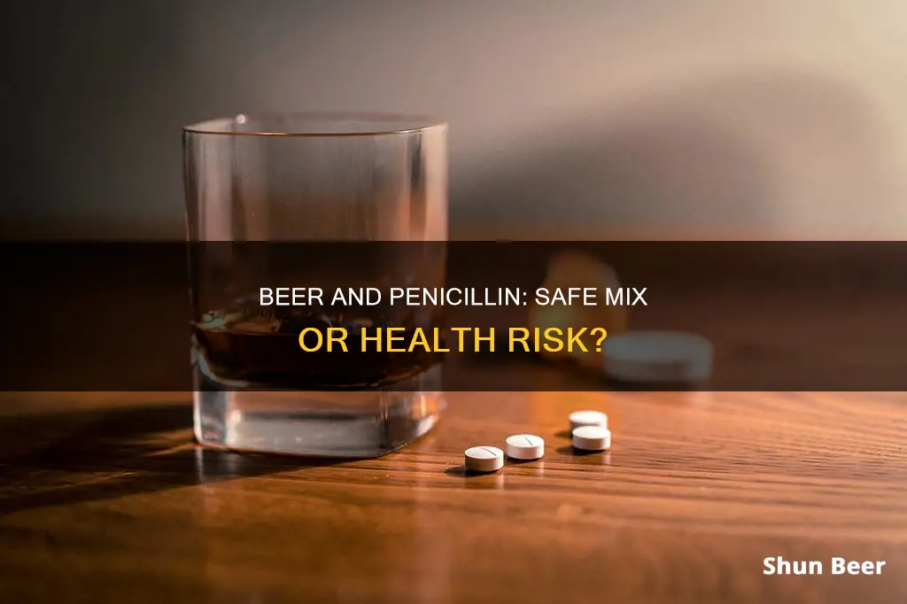 can you drink beer after taking penicillin