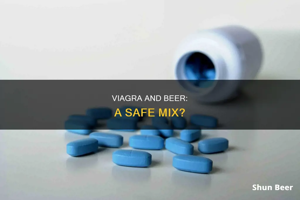 can you drink beer after taking viagra