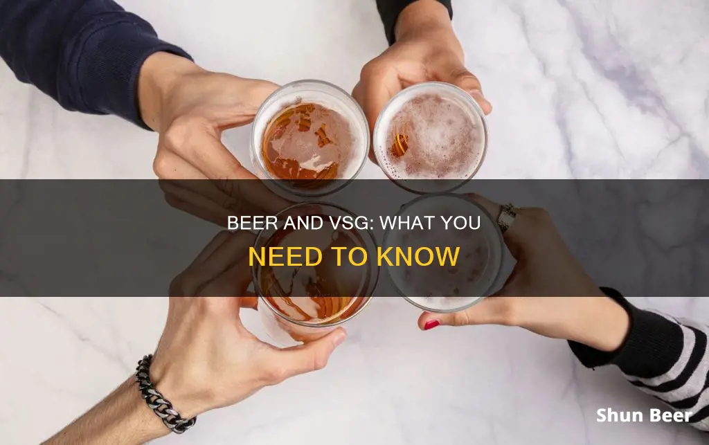 can you drink beer after vsg