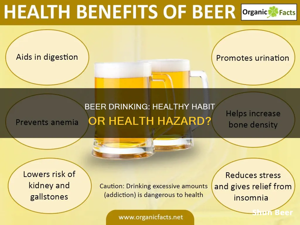 can you drink beer and be healthy