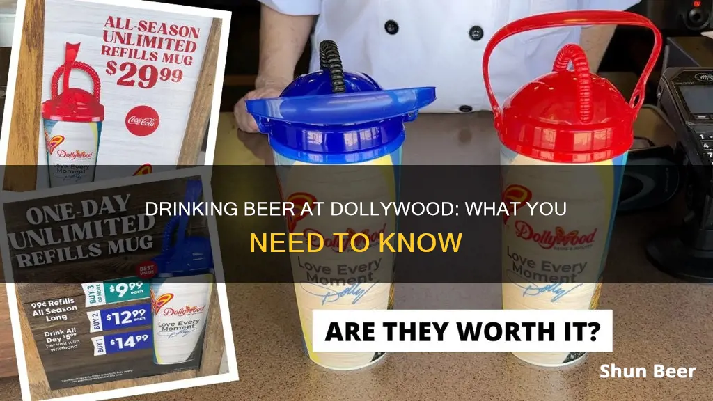 can you drink beer at dollywood