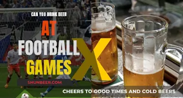 Enjoying Beer at Football Games: What's the Deal?