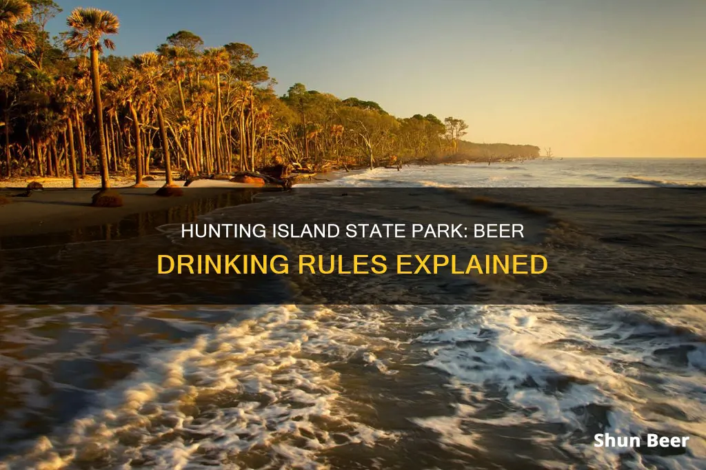 can you drink beer at hunting island state park