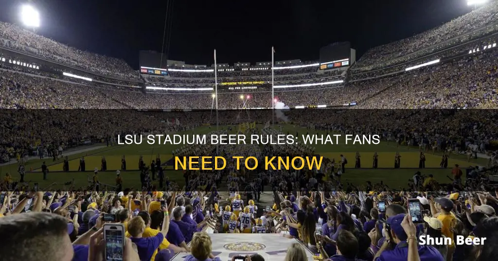 can you drink beer at lsu stadium