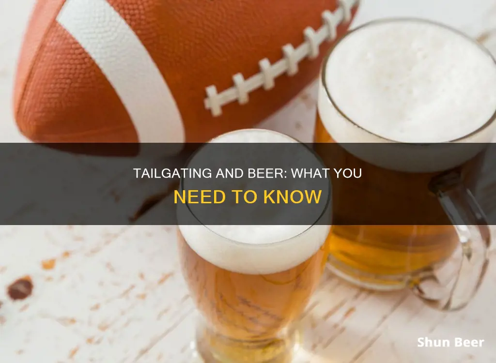 can you drink beer at tailagting