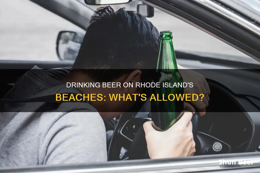 can you drink beer at the beach in rhode island