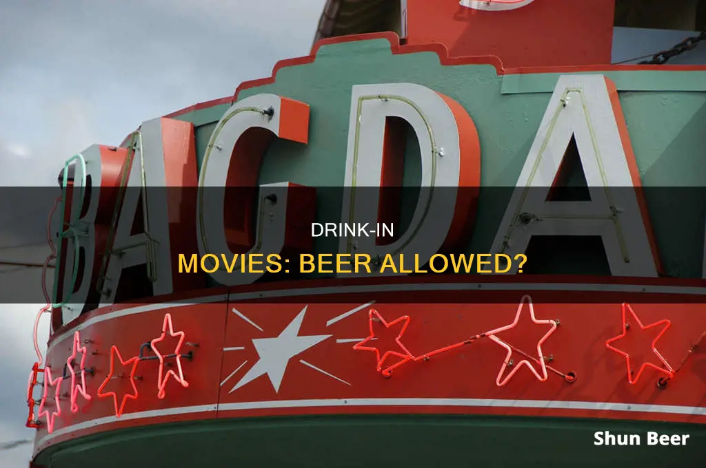 can you drink beer at the drink in movie