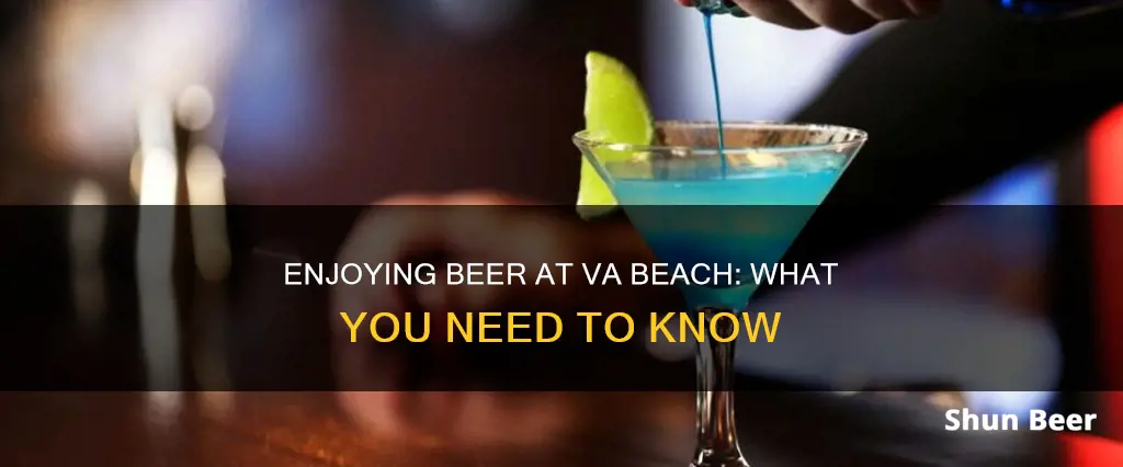 can you drink beer at va beach