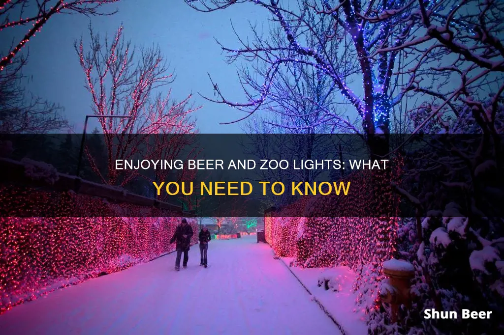 can you drink beer at zoo lights