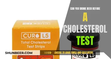 Beer and Cholesterol: Drinking Before a Test