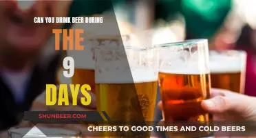 Beer and the 9 Days: What's Allowed?