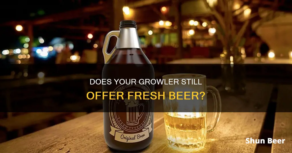 can you drink beer from a six month growler