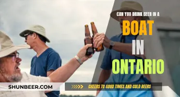 Drinking Beer on a Boat: Ontario's Laws