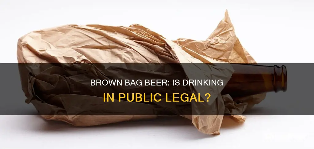 can you drink beer in a brown paper bag