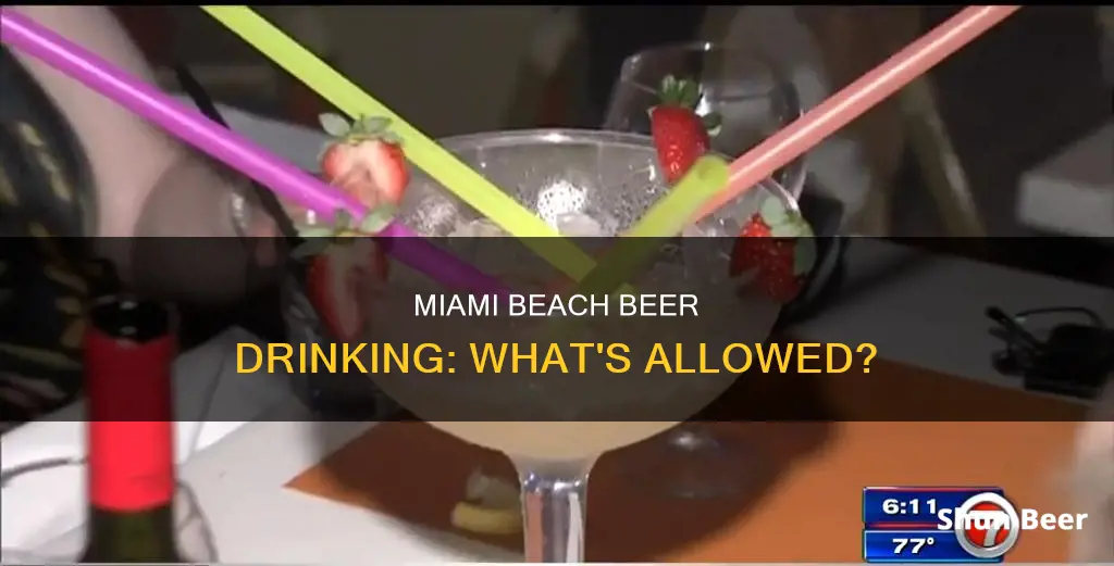 can you drink beer in miami beach