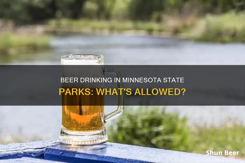 can you drink beer in minnesota state parks