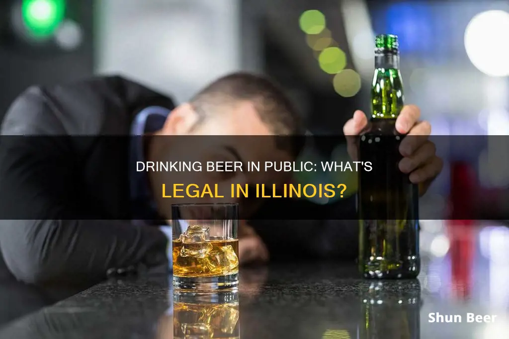 can you drink beer in public illinois