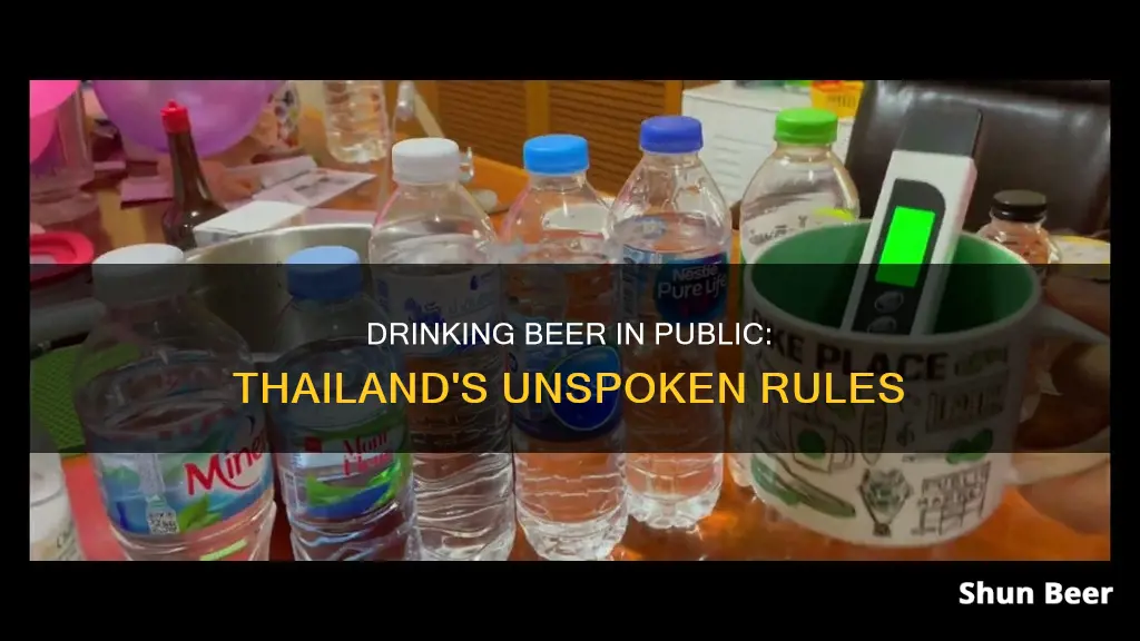 can you drink beer in public in thailand