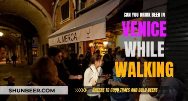 Walking and Drinking Beer Legally in Venice