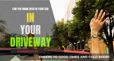 Drinking Beer in Your Car: Driveway Legalities Explained