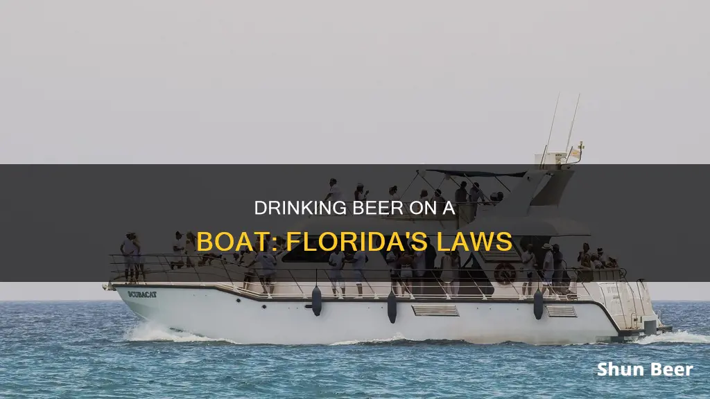 can you drink beer on a boat in Florida