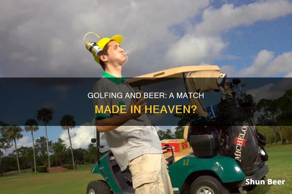 can you drink beer on a golf course