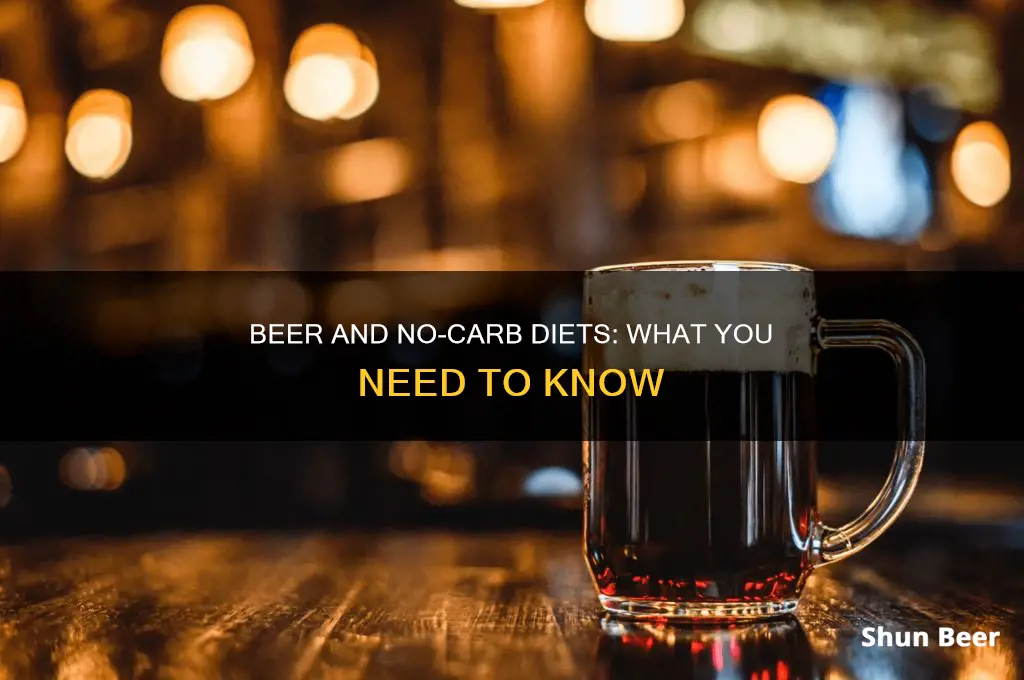 can you drink beer on a no carb diet