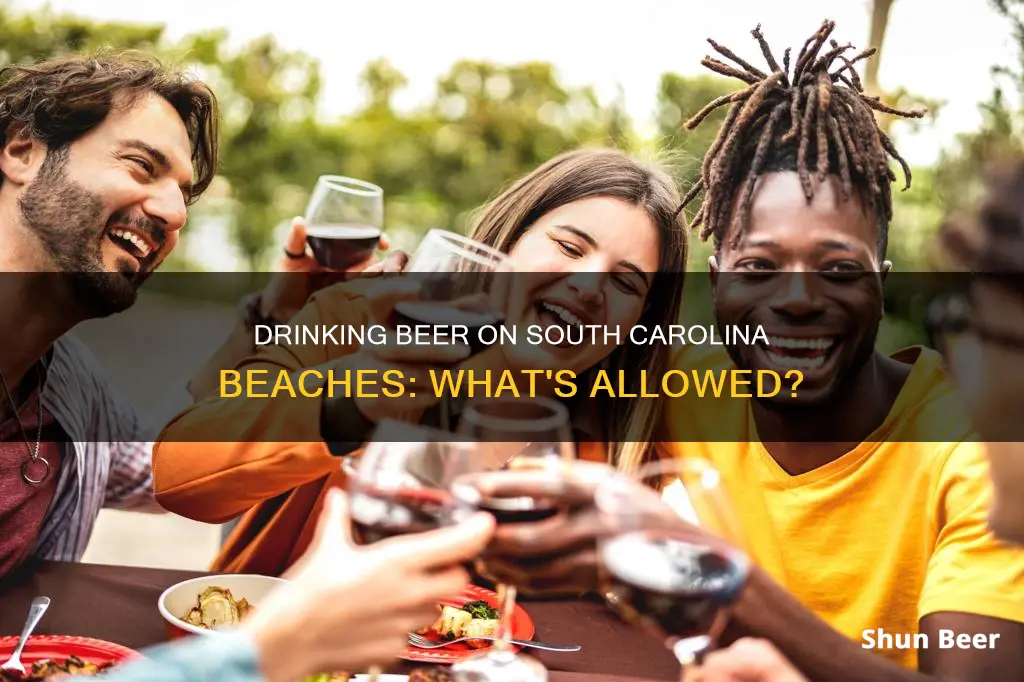 can you drink beer on beach in South Carolina