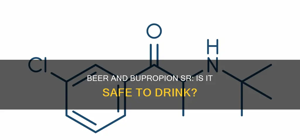 can you drink beer on bupropion sr