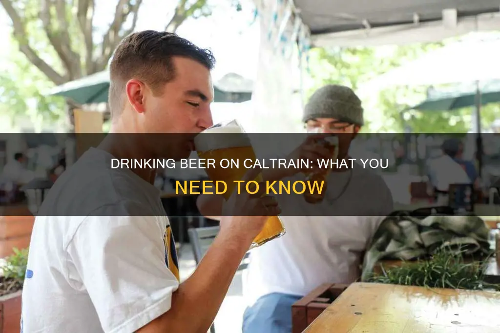 can you drink beer on caltrain