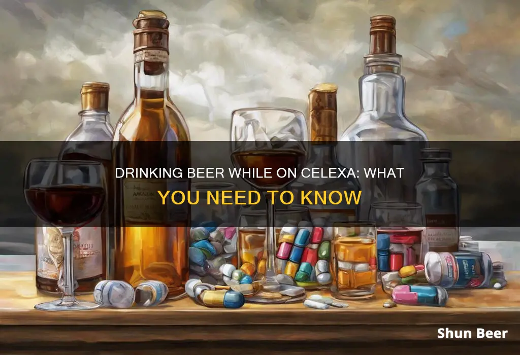 can you drink beer on celexa